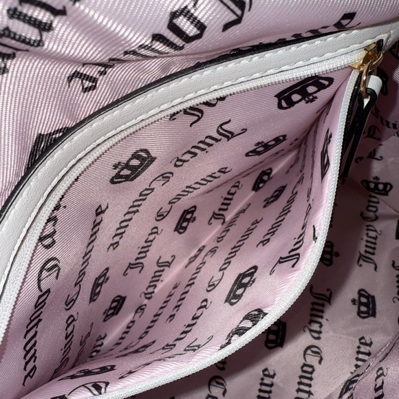 Y2K Juicy Couture Sweet n Juicy Terry Cloth Tote Bag Strawberry Patch Decal NWT - Picture 13 of 14